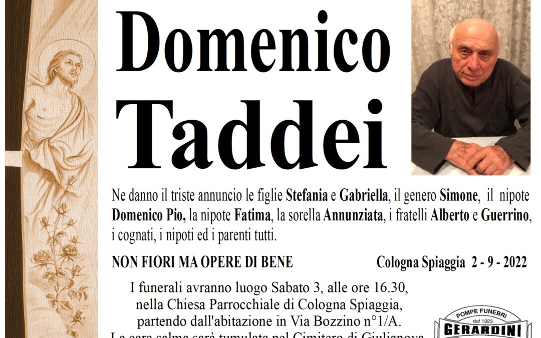 DOMENICO TADDEI