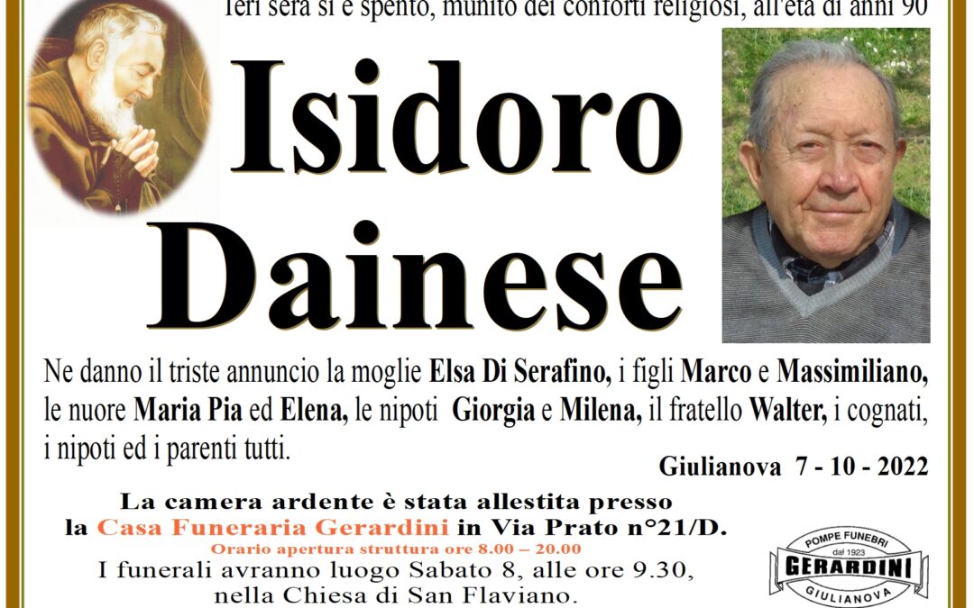 ISIDORO DAINESE