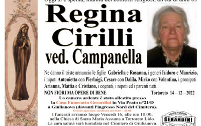 REGINA CIRILLI VED. CAMPANELLA