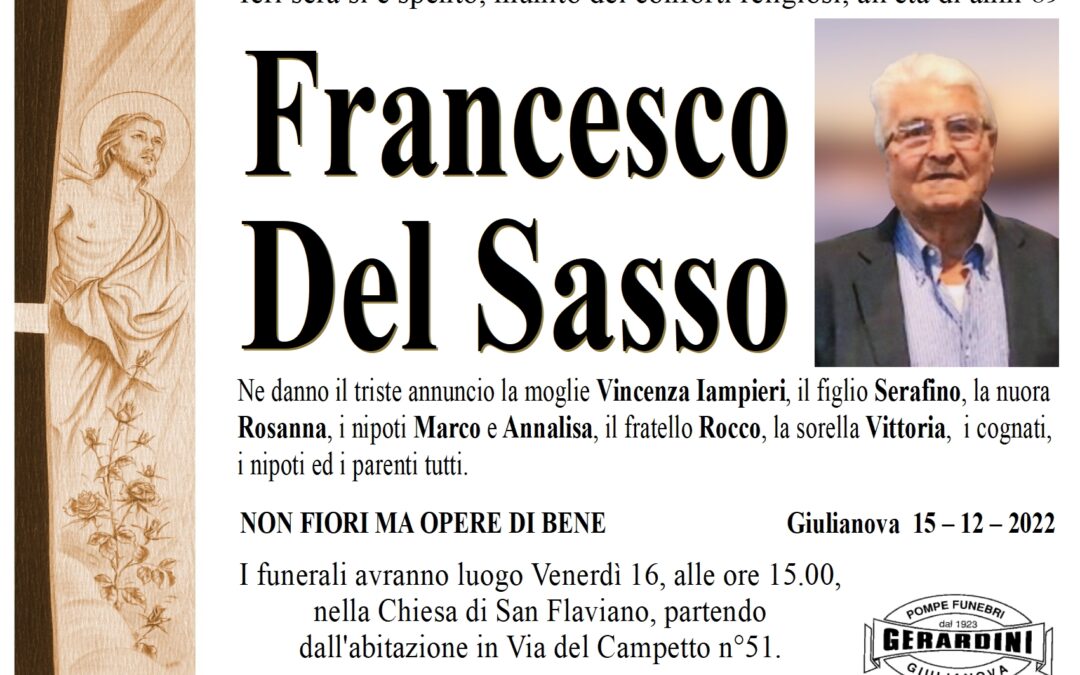 FRANCESCO DEL SASSO