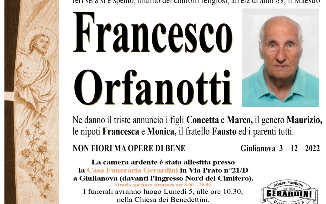 FRANCESCO ORFANOTTI