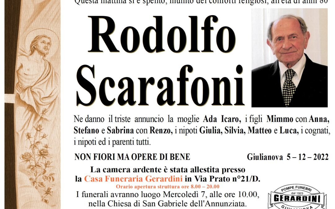 RODOLFO SCARAFONI