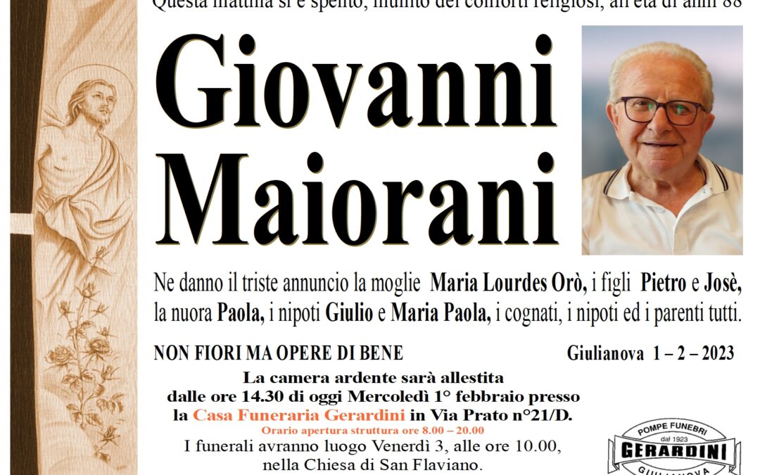 GIOVANNI MAIORANI