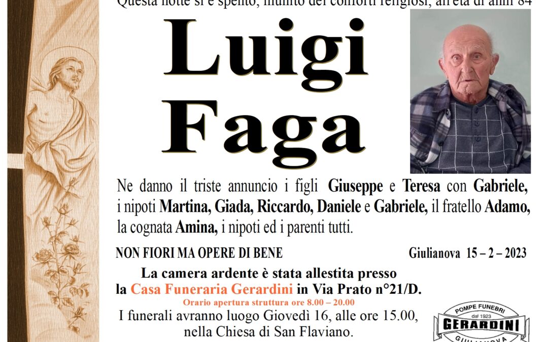 LUIGI FAGA