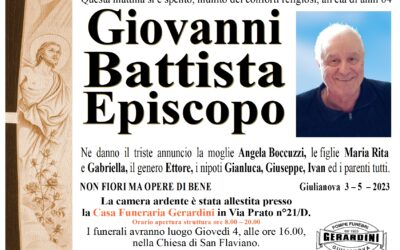 GIOVANNI BATTISTA EPISCOPO