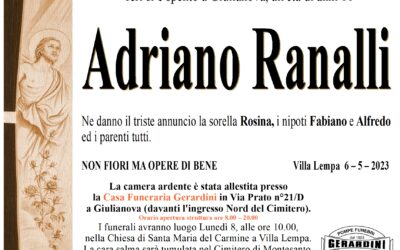 ADRIANO RANALLI