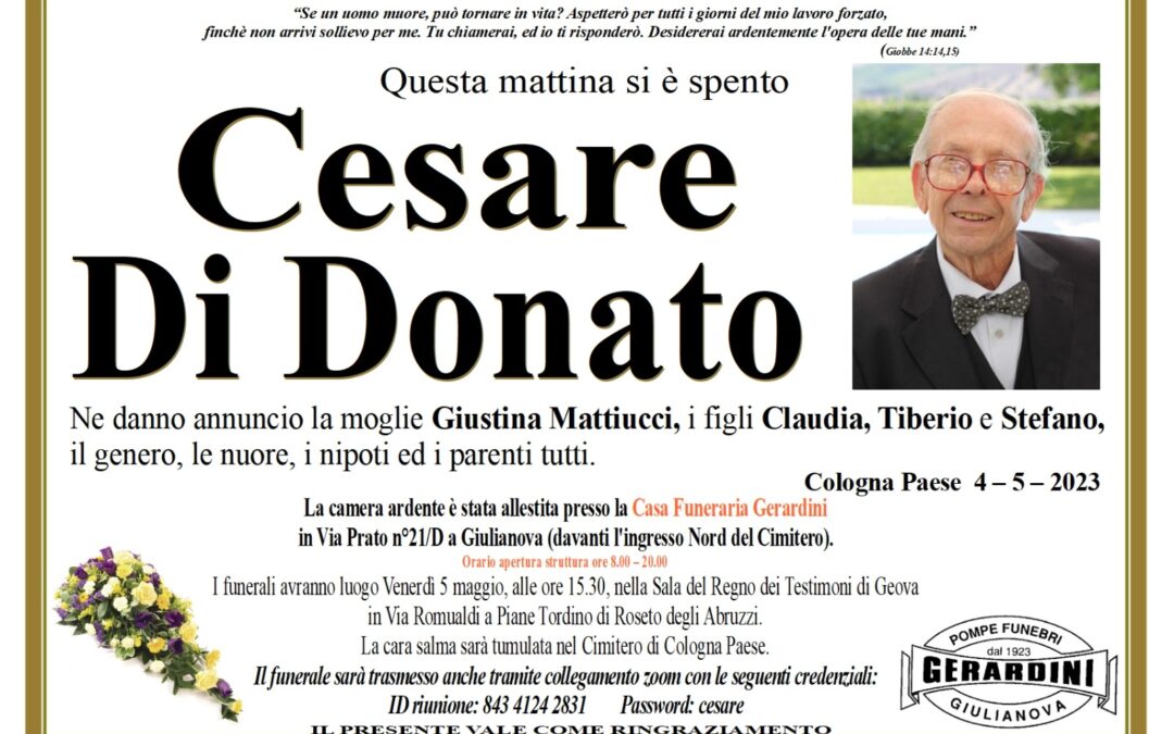 CESARE DI DONATO