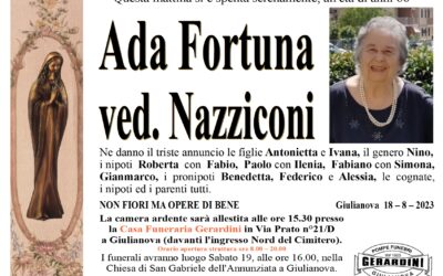 ADA FORTUNA VED. NAZZICONI
