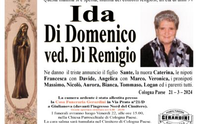 IDA DI DOMENICO VED. DI REMIGIO