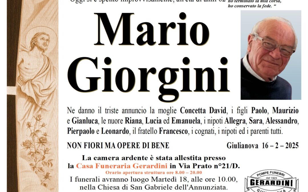 MARIO GIORGINI