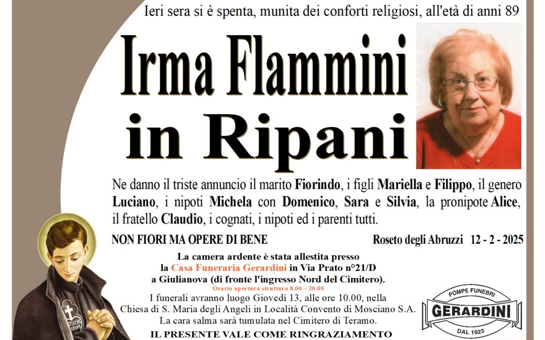IRMA FLAMMINI in RIPANI