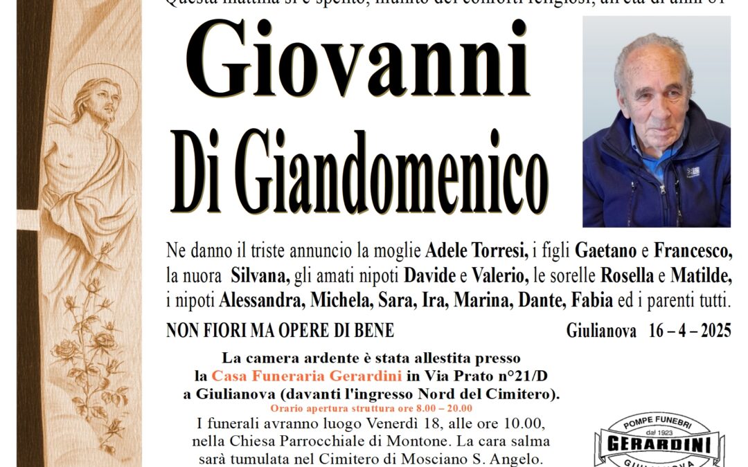 GIOVANNI DI GIANDOMENICO