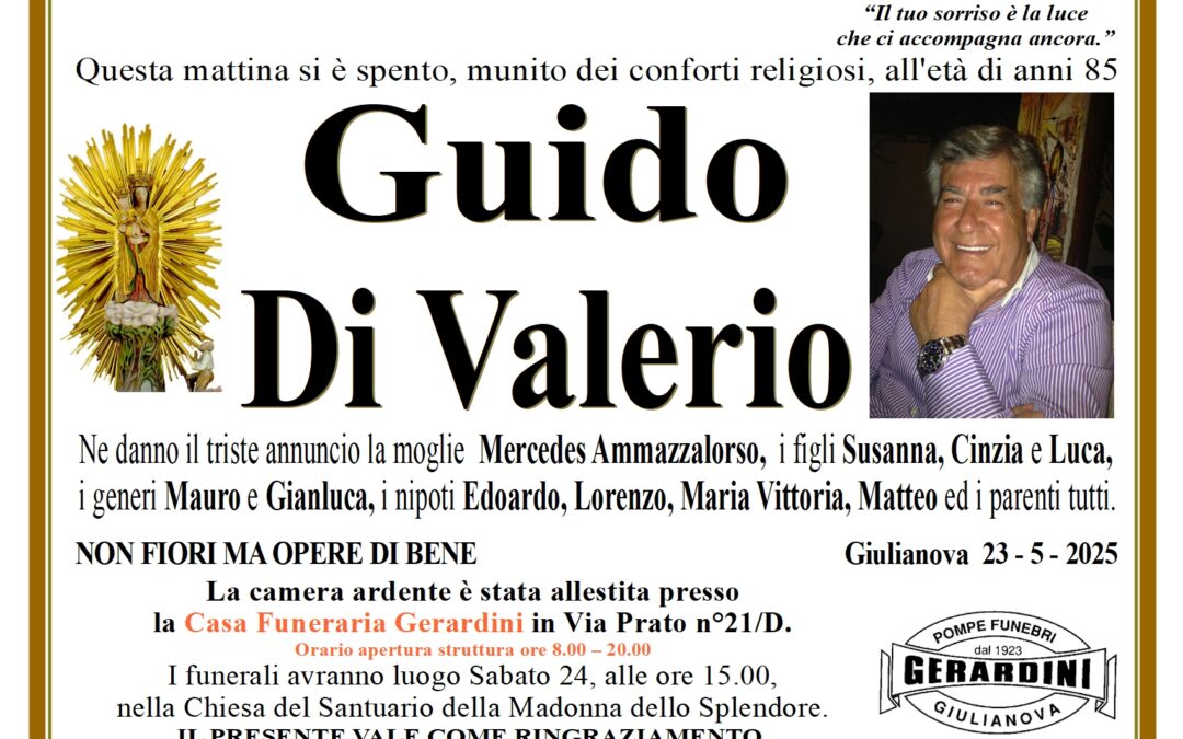 GUIDO DI VALERIO