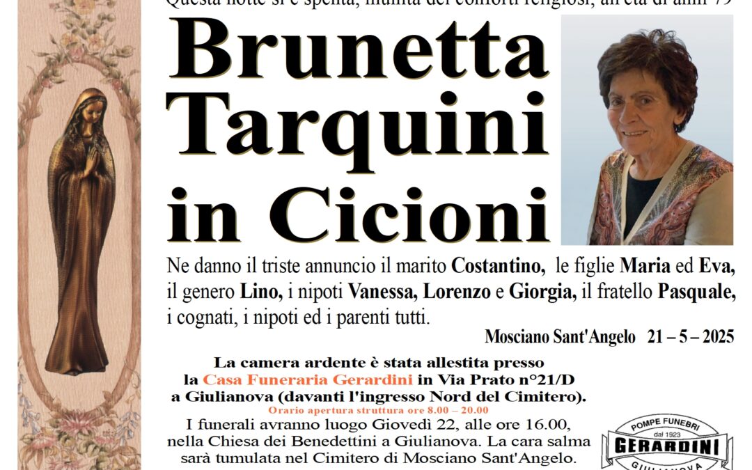 BRUNETTA TARQUINI IN CICIONI