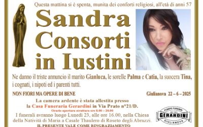 SANDRA CONSORTI IN IUSTINI