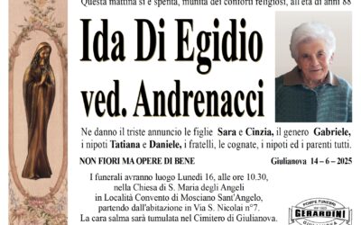 IDA DI EGIDIO VED. ANDRENACCI