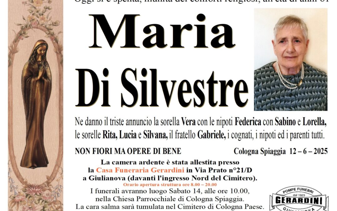 MARIA DI SILVESTRE