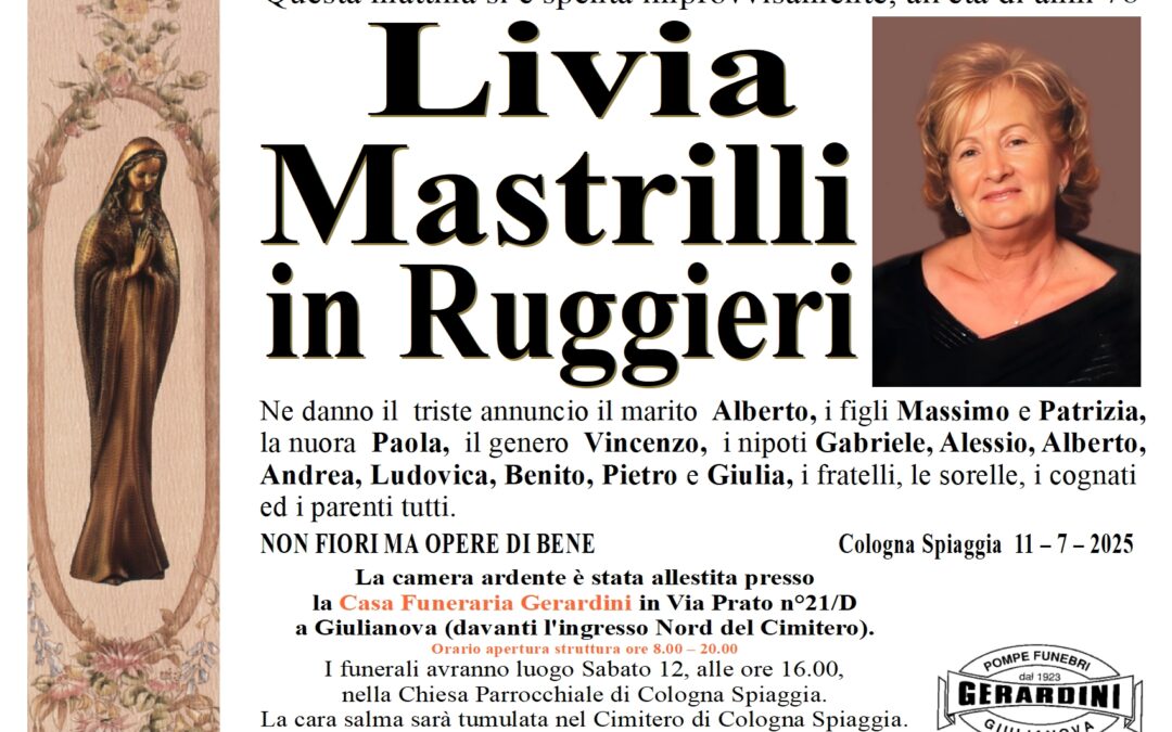 LIVIA MASTRILLI IN RUGGIERI