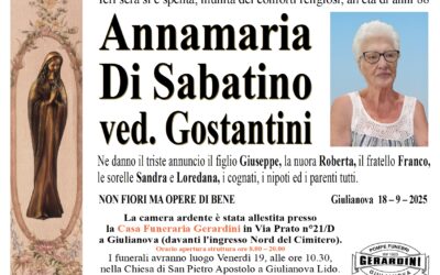 ANNAMARIA DI SABATINO VED. GOSTANTINI
