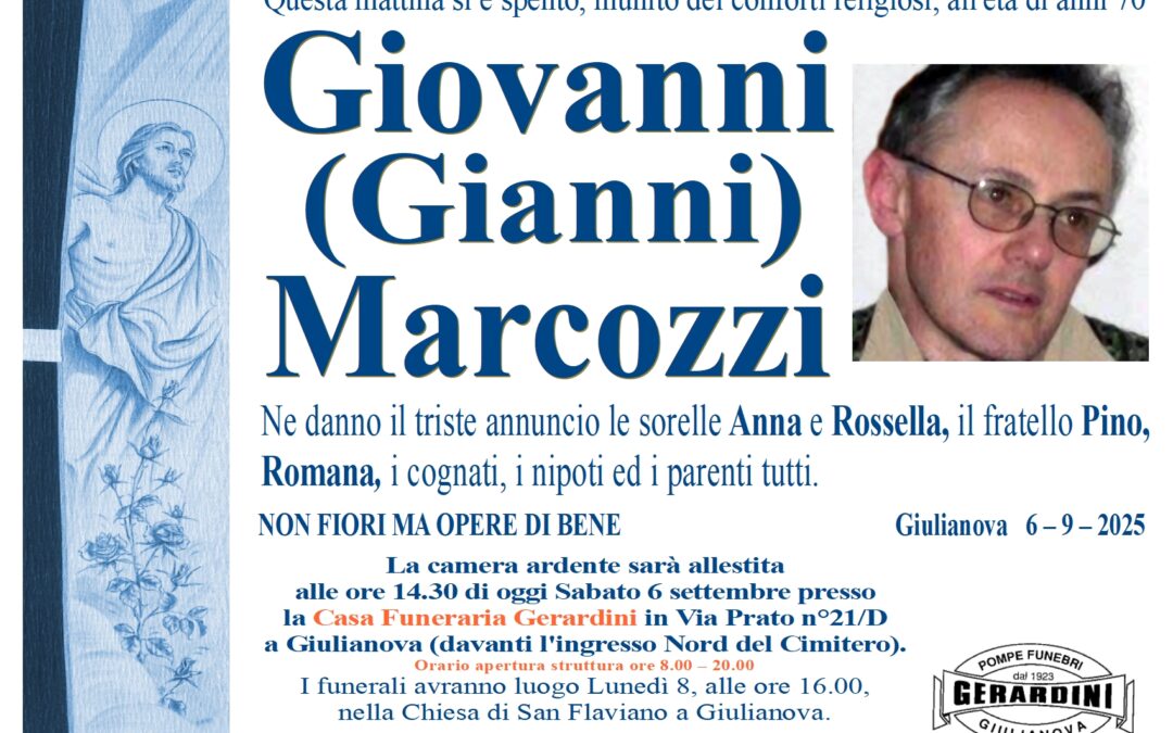 GIOVANNI (GIANNI) MARCOZZI