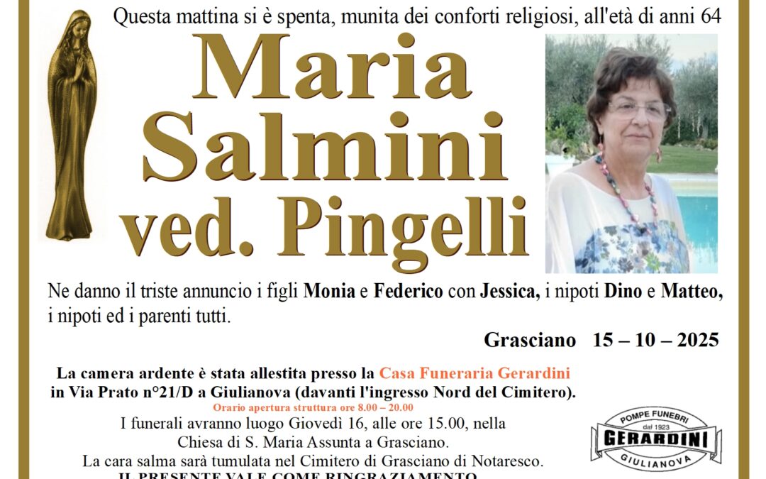 MARIA SALMINI VED.PINGELLI