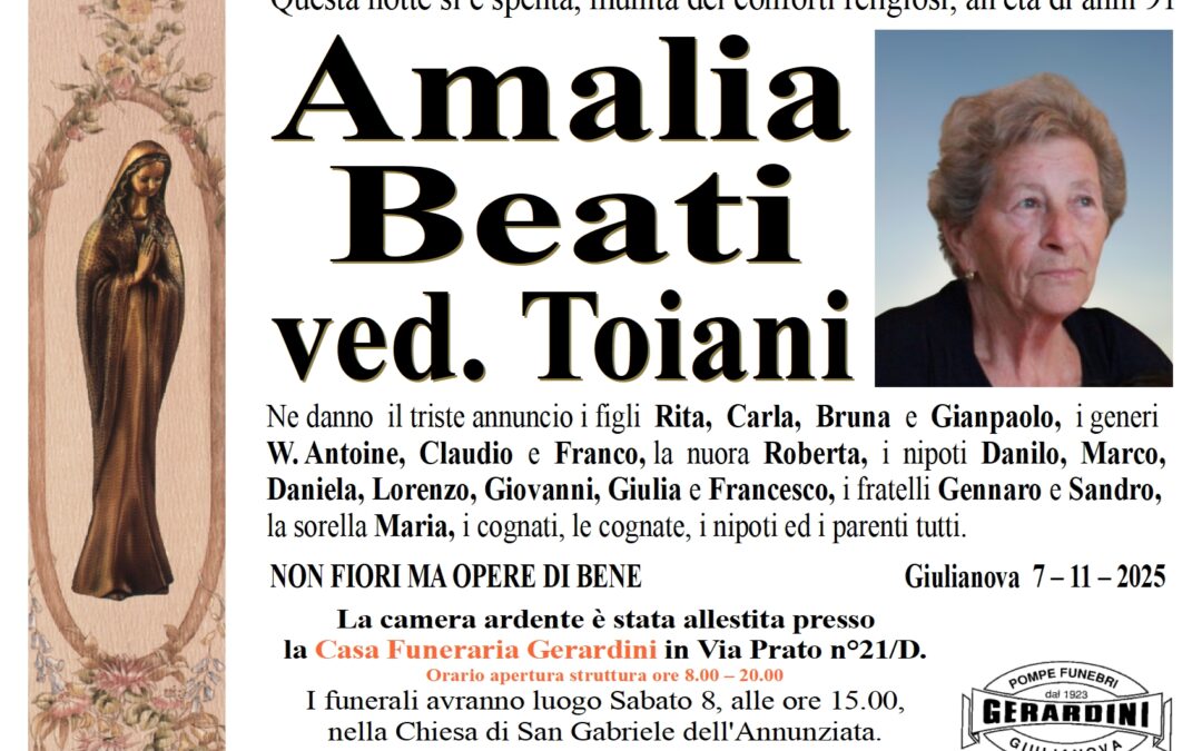 AMALIA BEATI VED. TOIANI