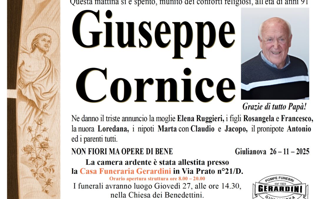 GIUSEPPE CORNICE