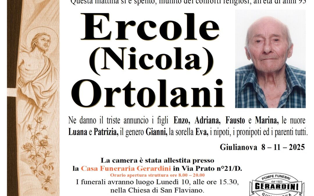 ERCOLE (NICOLA) ORTOLANI