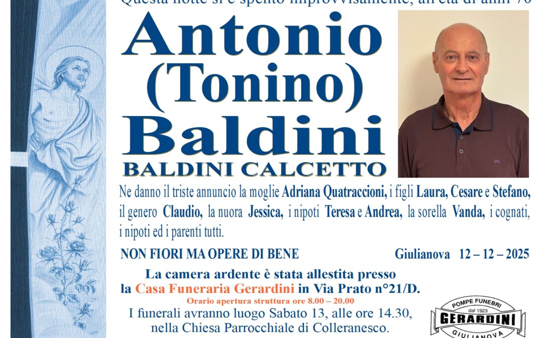 ANTONIO (TONINO) BALDINI
