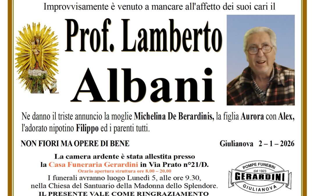 LAMBERTO ALBANI