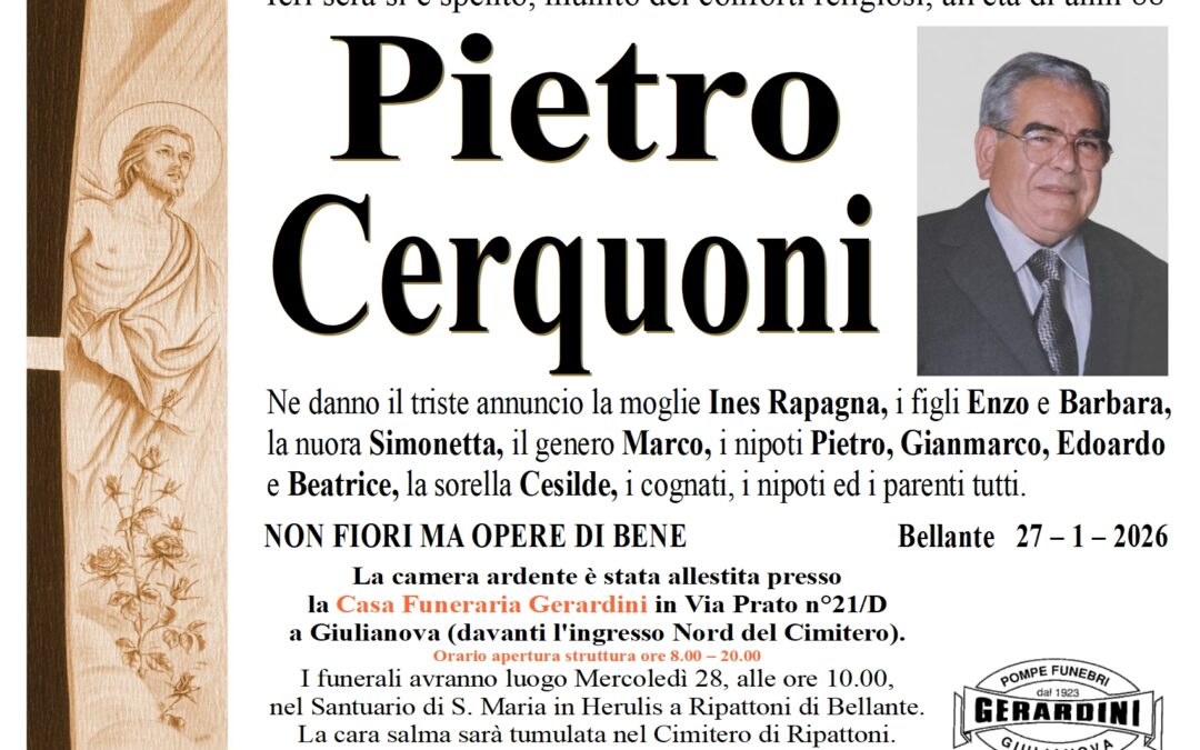 PIETRO CERQUONI