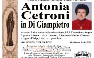 ANTONIA CETRONI IN DI GIAMPIETRO