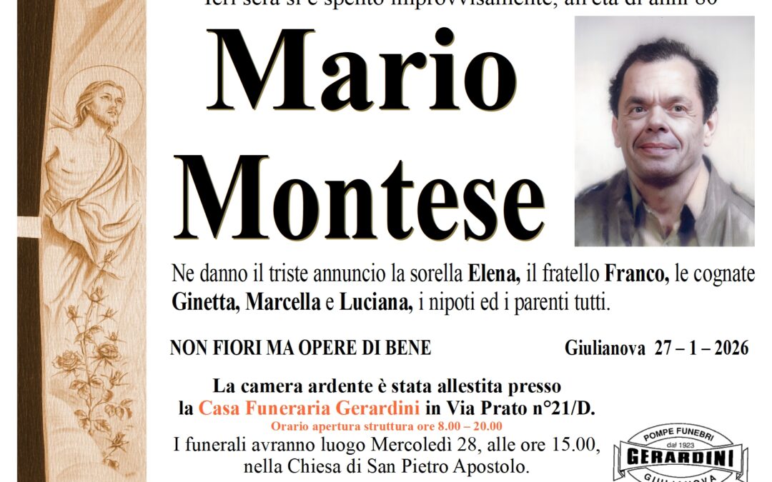 MARIO MONTESE
