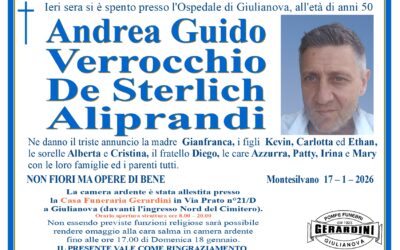 ANDREA GUIDO VERROCCHIO DE STERLICH ALIPRANDI