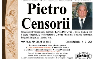 PIETRO CENSORII