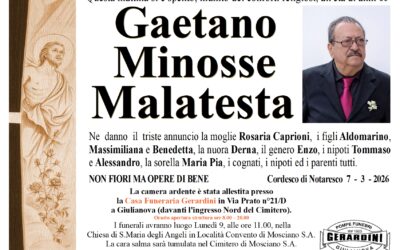 GAETANO MINOSSE MALATESTA