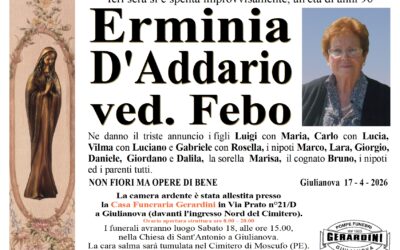 ERMINIA D’ADDARIO VED. FEBO