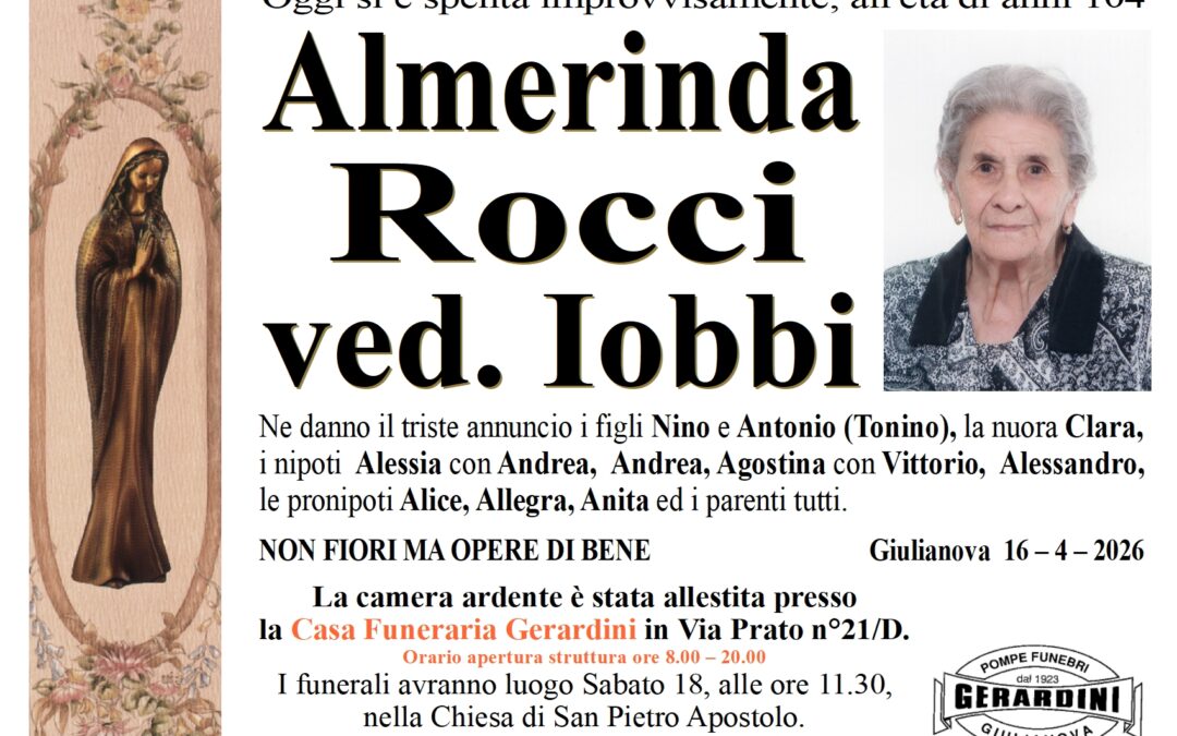 ALMERINDA ROCCI VED. IOBBI