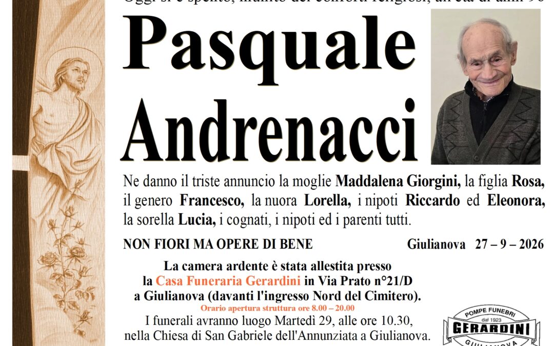 PASQUALE ANDRENACCI