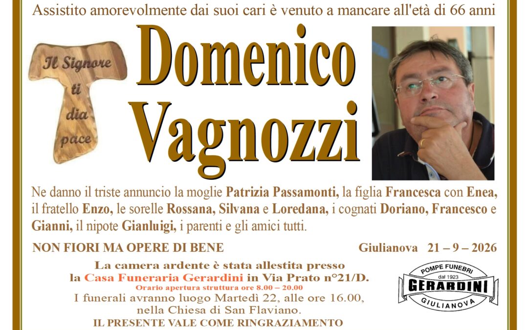 DOMENICO VAGNOZZI