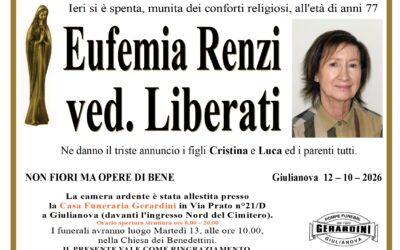 EUFEMIA RENZI VED. LIBERATI