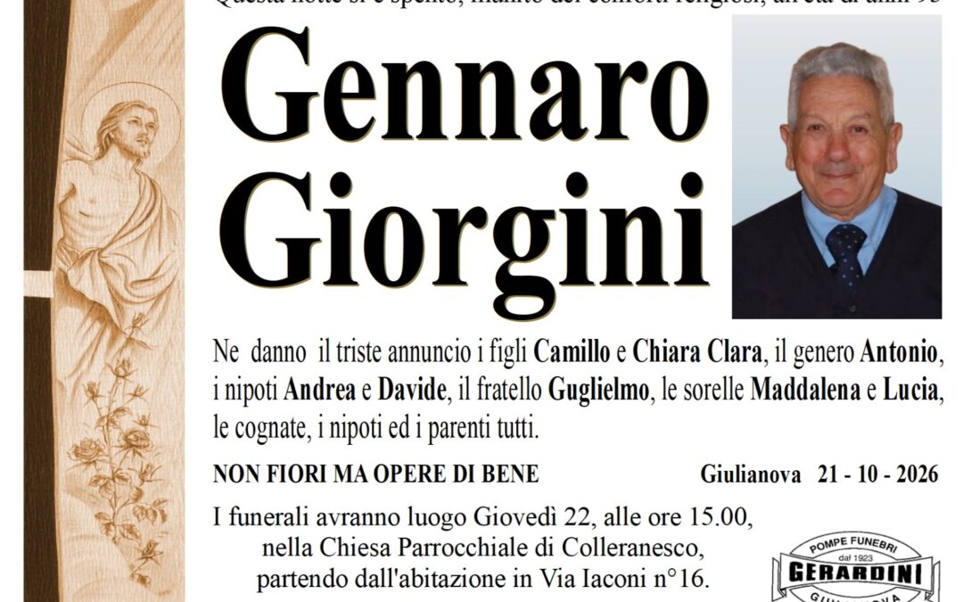 GENNARO GIORGINI